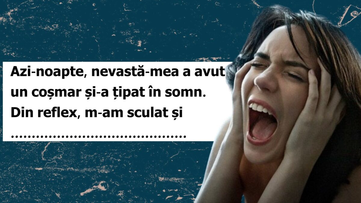 Imagine Stire BANC | „Nevastă-mea a avut un coșmar și m-am sculat din reflex” | 2review.ro