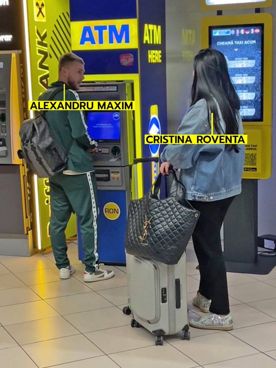 EXCLUSIV | Alex Maxim a „spart” bancomatul din Otopeni. Jucătorul și-a umplut buzunarele de lichidități. Cum arată Roventa, partenera „decarului”