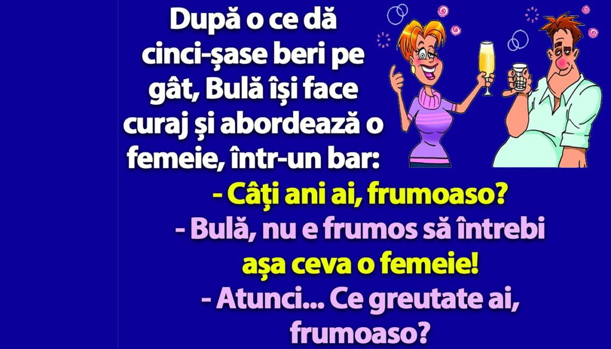 Imagine Stire BANC | „Bulă, nu e frumos să întrebi așa ceva o femeie!” | 2review.ro