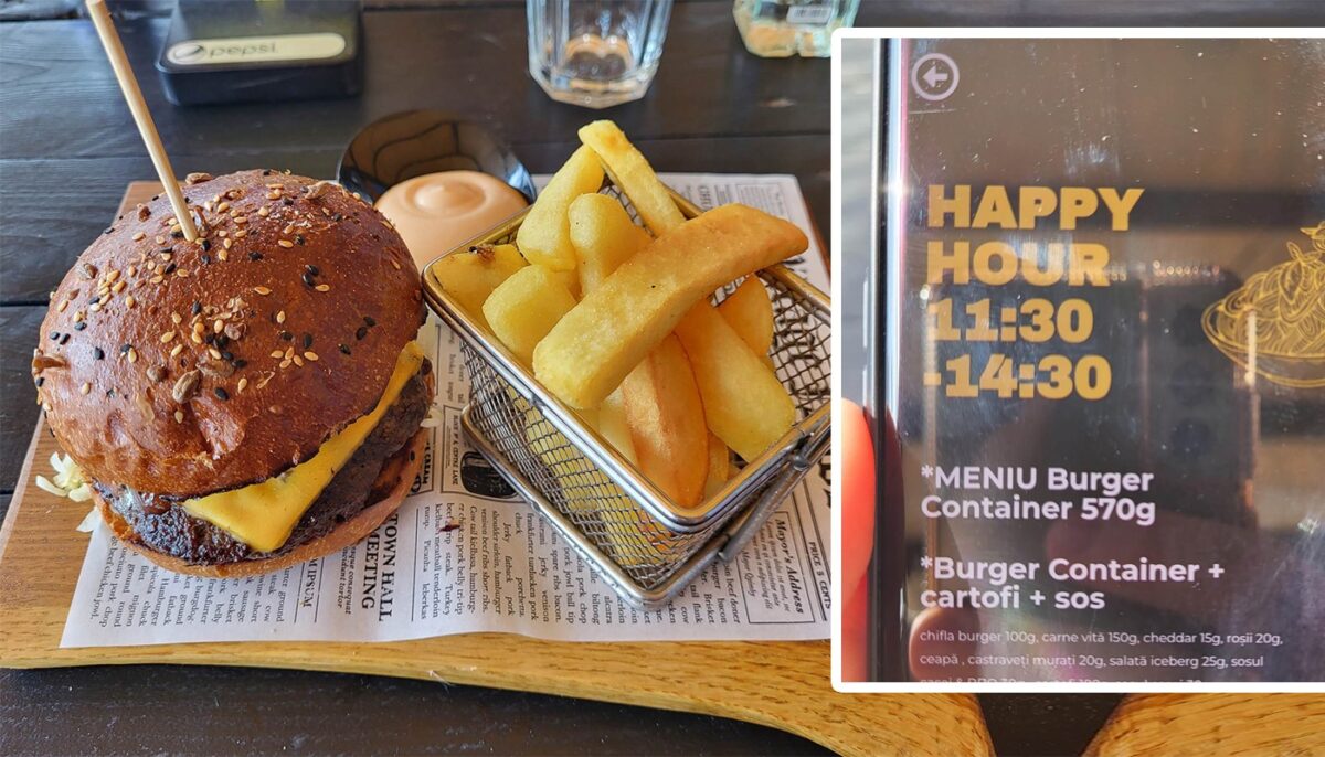 Câți lei a plătit un turist clujean pe un burger într-un restaurant din Suceava: „Halucinant, sincer!”