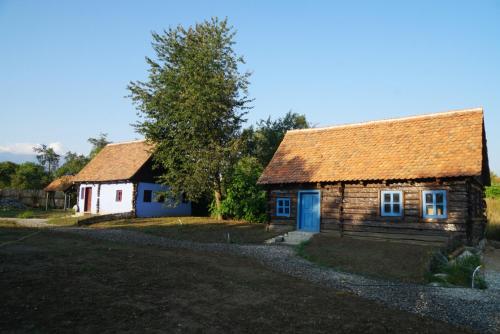 Andreea Esca deține cinci căsuțe tradiționale în apropiere de Sibiu
