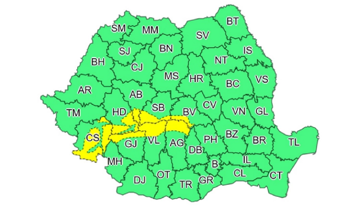 Se întorc ploile și ninsorile în România! ANM a emis prognoza meteo pentru acest weekend