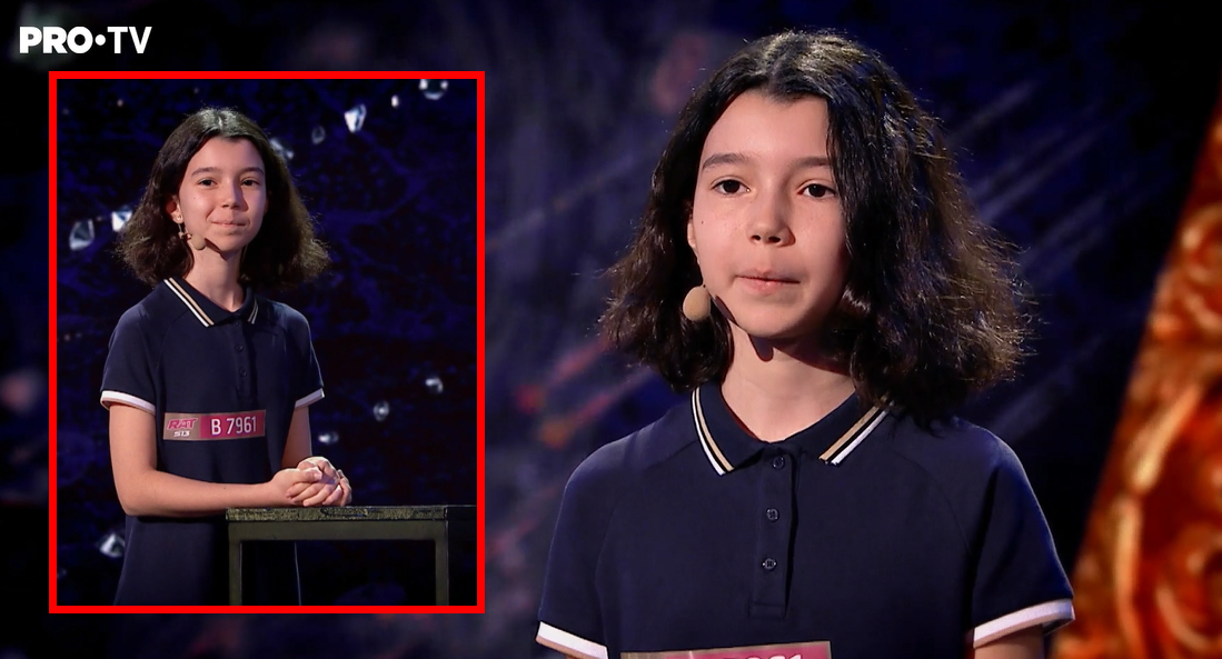 Imagine Stire Cine este Badea Ioana de la Românii au Talent. La doar 11 ani, are o abilitate ieșită din comun! Cum i-a impresionat pe jurații show-ului de la Pro TV | 2review.ro