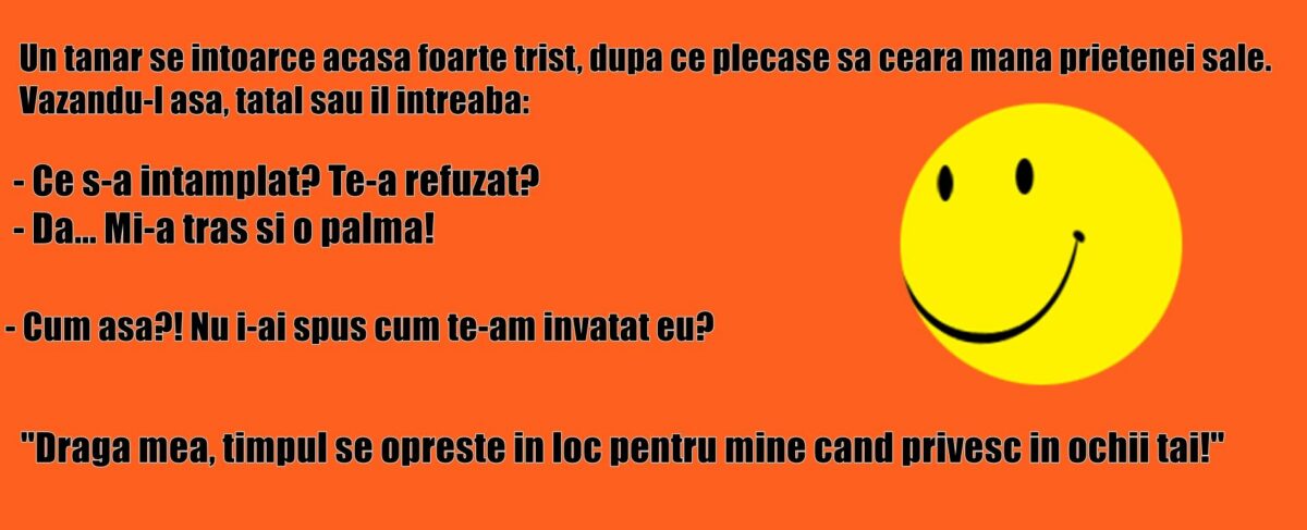 Imagine Stire BANCUL ZILEI | „Am cerut-o de nevastă, dar m-a pălmuit” | 2review.ro