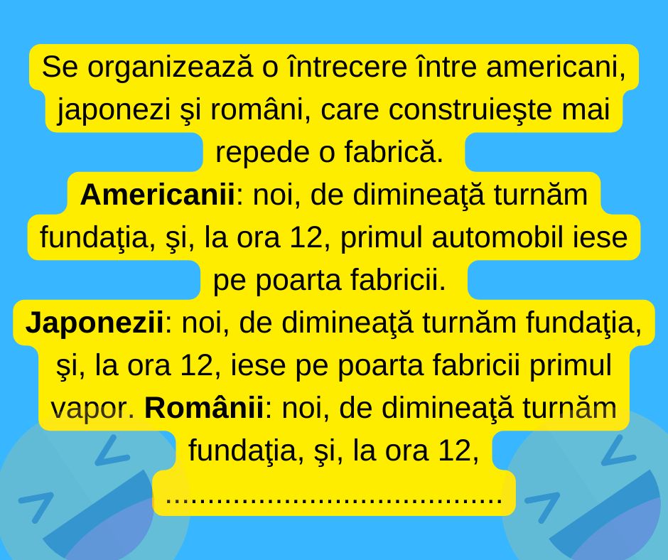 Imagine Stire BANCUL ZILEI | Concurs între români, americani și japonezi | 2review.ro