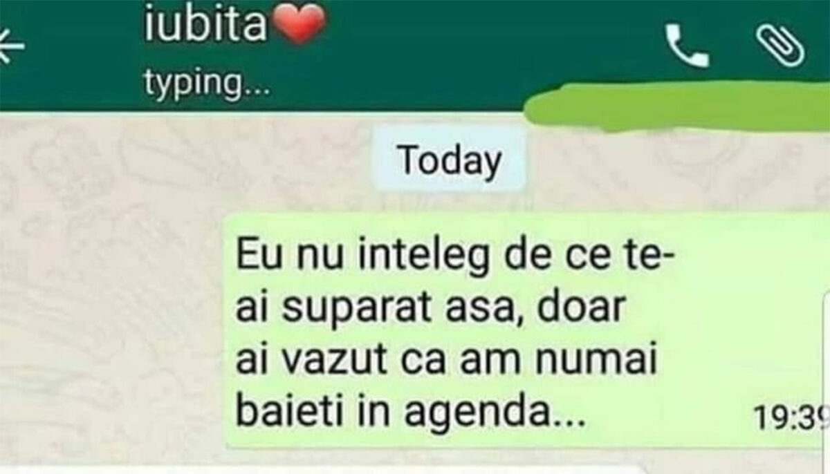 Imagine Stire BANC | „Nu înțeleg de ce te-ai supărat, doar ai văzut că am numai băieți în agendă!” | 2review.ro