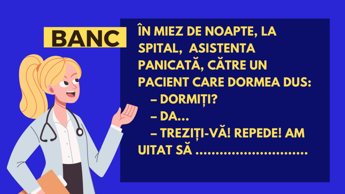Imagine Stire BANCUL DE SÂMBĂTĂ | În miez de noapte, la spital,  asistenta era panicată | 2review.ro
