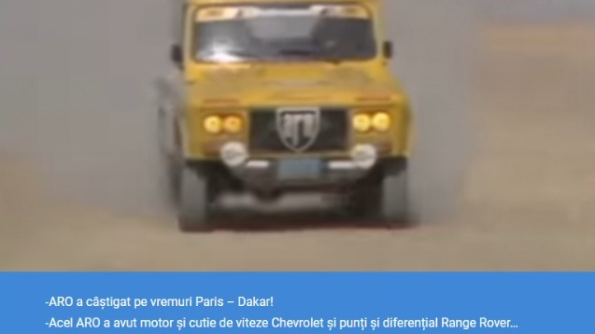 Imagine Stire BANC | „ARO a câștigat pe vremuri Paris -Dakar!” | 2review.ro