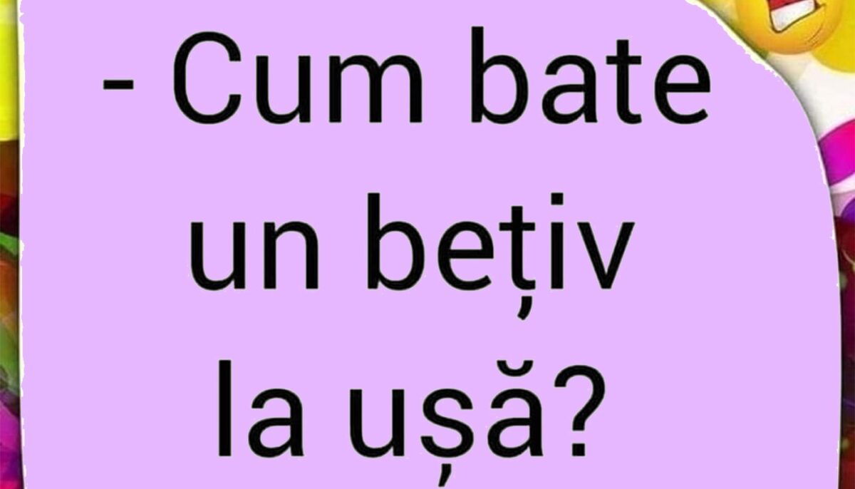 Imagine Stire BANCUL ZILEI | Cum bate un bețiv la ușă? | 2review.ro