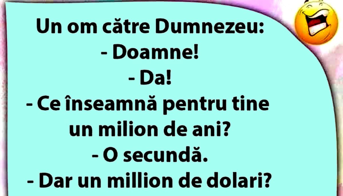 Imagine Stire BANC | Un om îl întreabă pe Dumnezeu: „Ce înseamnă pentru tine 1.000.000 de ani?” | 2review.ro