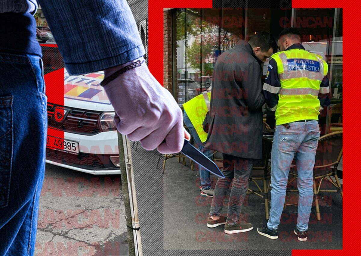 S-a întâmplat în București! Un client nervos s-a ridicat de la masă și a dat cu cuțitul! L-a înjunghiat pe patronul cafenelei!