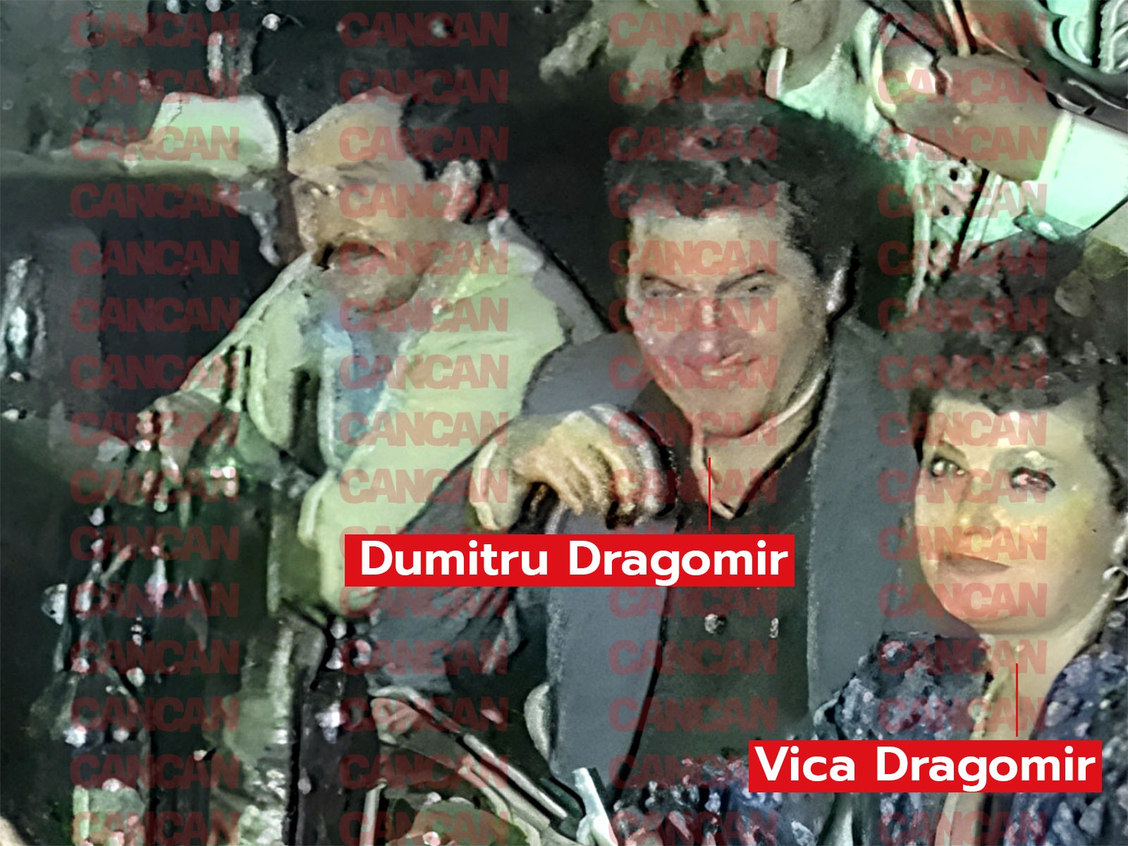 Dumitru Dragomir, alături de soția lui, Vica. Ambii au impresionat prin eleganță