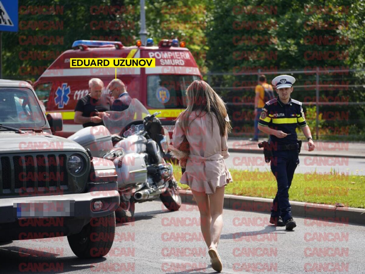 Imagine Stire NEWS ALERT! Fiica afaceristului Eduard Uzunov, implicată într-un accident rutier cu un motociclist. FOTO & VIDEO | 2review.ro