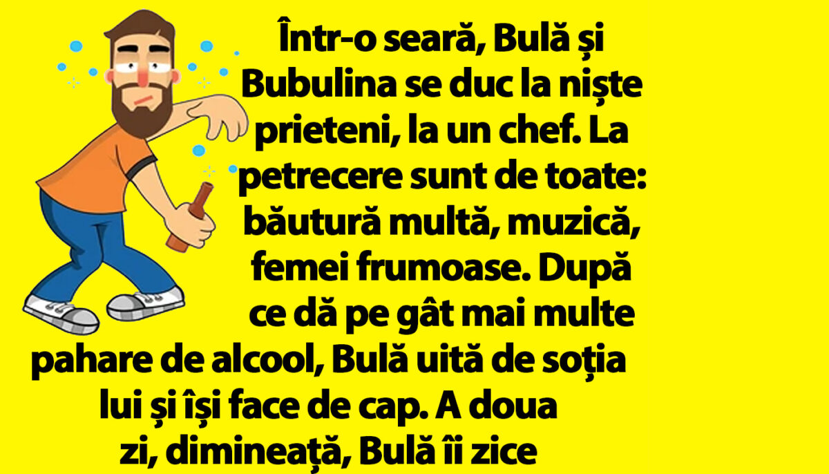 Imagine Stire BANC | Bulă și Bubulina se duc la niște prieteni, la un chef | 2review.ro