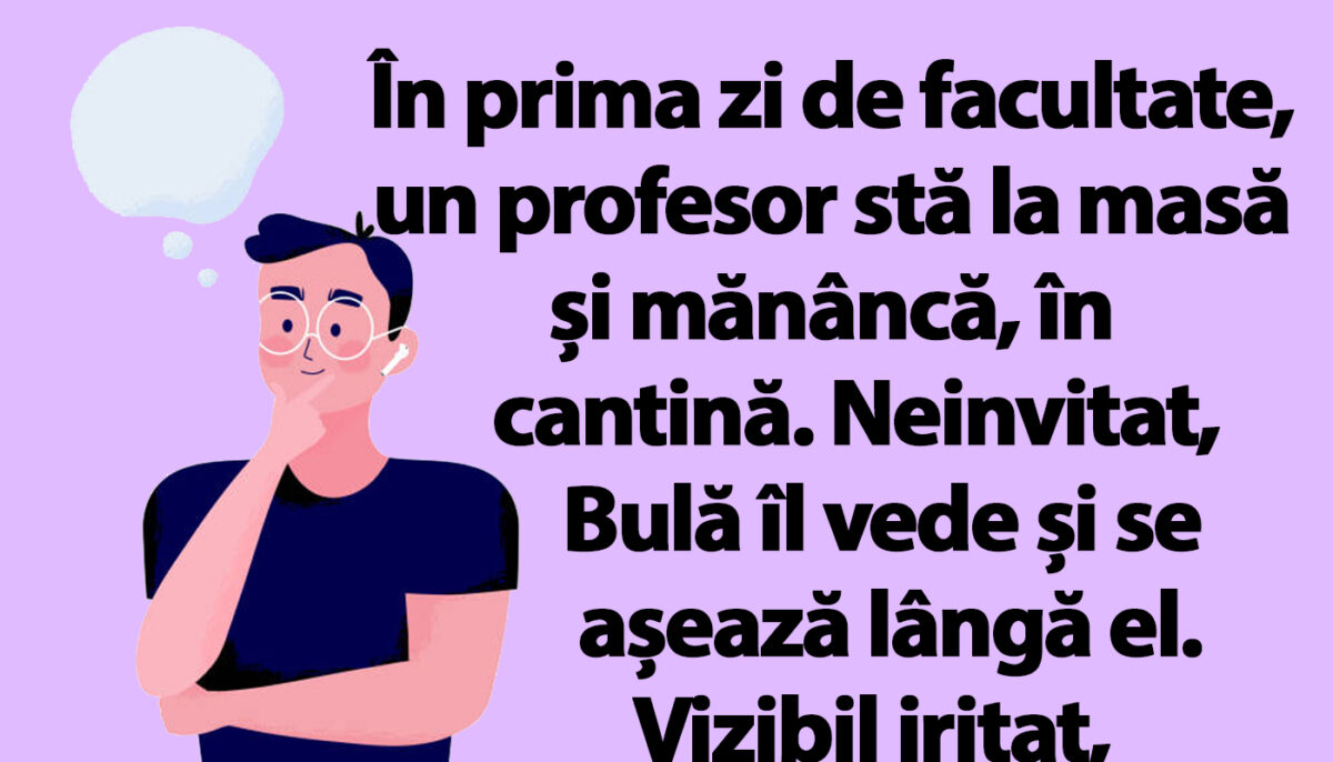 Imagine Stire BANC | Bulă, în prima zi de facultate | 2review.ro