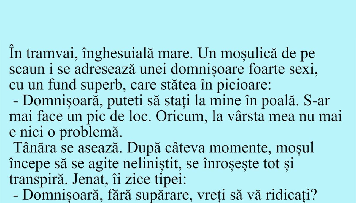 Imagine Stire BANC | „Domnișoară, puteți să stați la mine în poală!” | 2review.ro