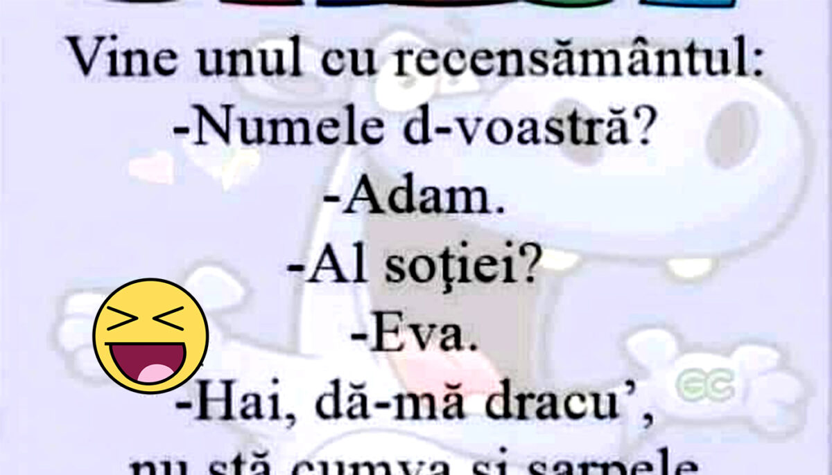 Imagine Stire BANCUL ZILEI | Adam, Eva și recensământul populației | 2review.ro