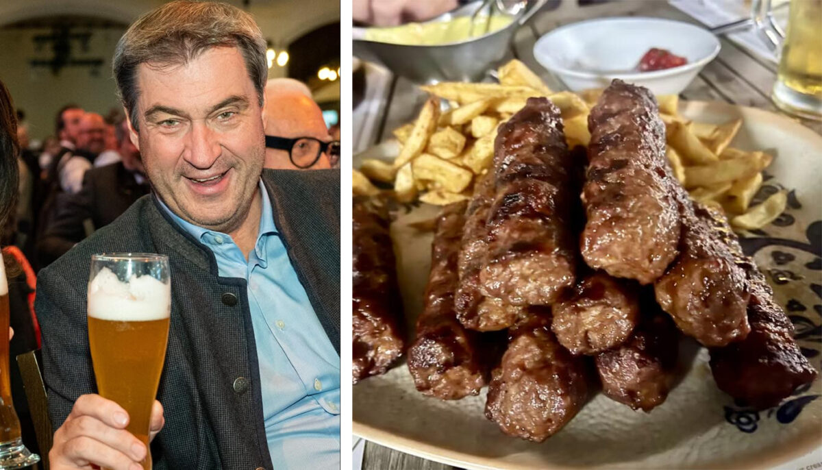 Cum a reacționat premierul Bavariei după ce a mâncat mici la Festivalul Sașilor din Transilvania: „Sunt super scumpi”. Ireal cât a costat un mititel