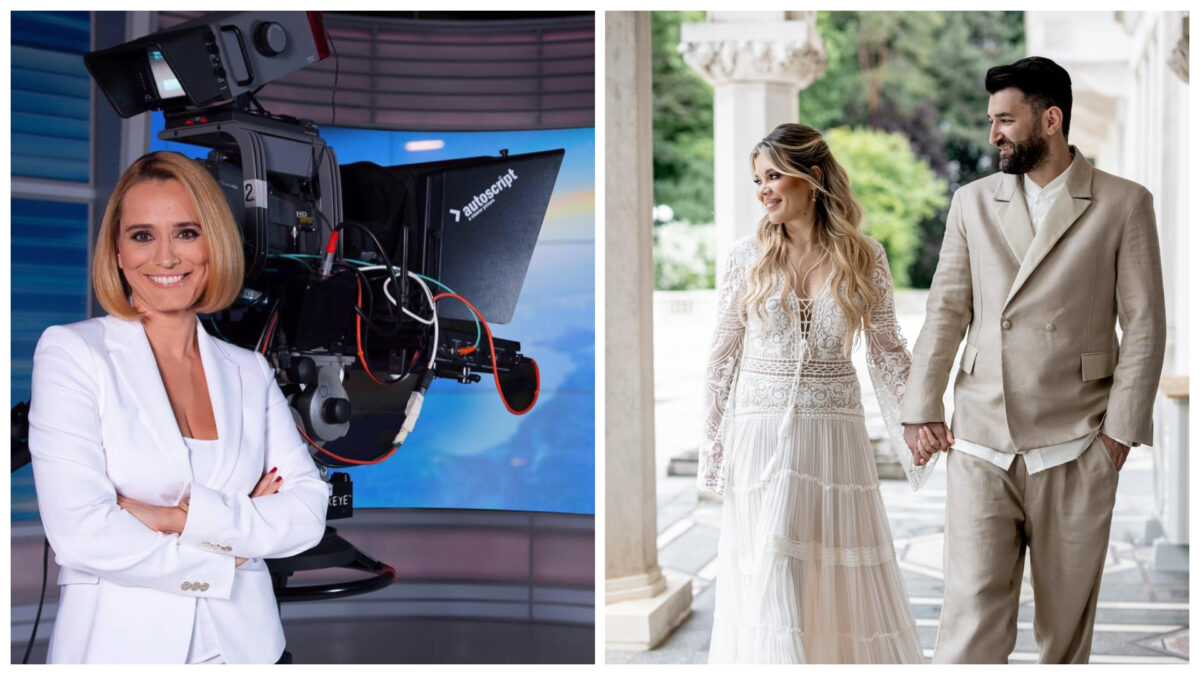 Imagine Stire Cum s-a îmbrăcat Andreea Esca la nunta lui Smiley cu Gina Pistol? Decolteul ştiristei Pro TV a atras atenţia tuturor | 2review.ro