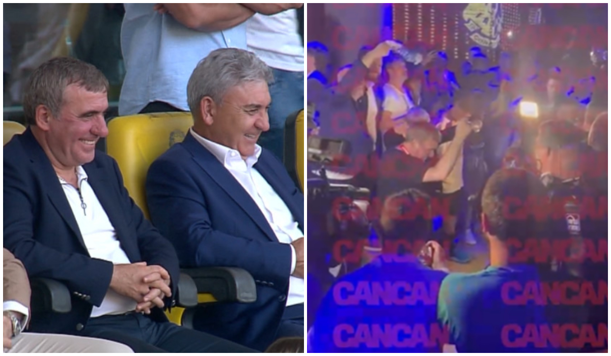 Stere Halep a uitat de necazul Simonei și s-a rupt în figuri pe ritmuri de muzică machedonească. Gică Hagi i-a fost partener de dans la petrecerea Farului Constanța
