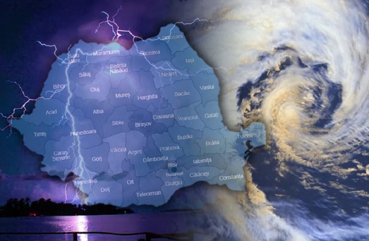 Prognoza meteo pentru România este înfiorătoare! Ciclonul care a produs 100 de litri pe metru pătrat în Italia vine cu viteză spre țara noastră