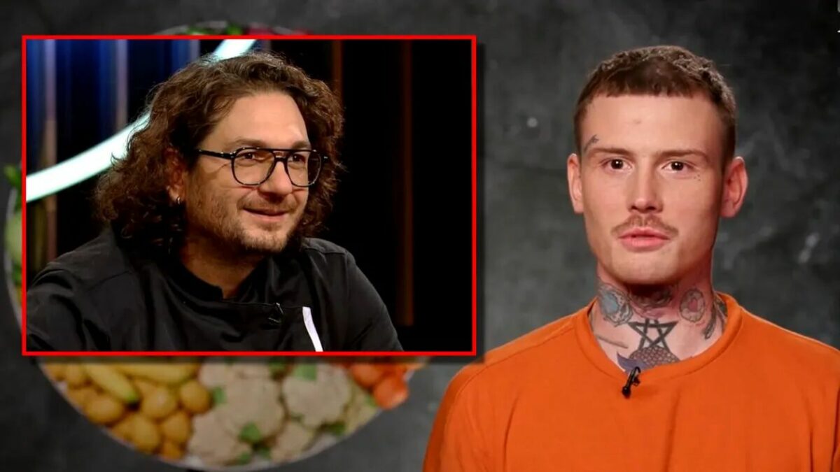 Imagine Stire L-au prins în fapt pe Iustin Cîmpeanu, elevul lui Florin Dumitrescu la Chefi la Cuțite. Ce au văzut telespectatorii Antenei 1 | 2review.ro