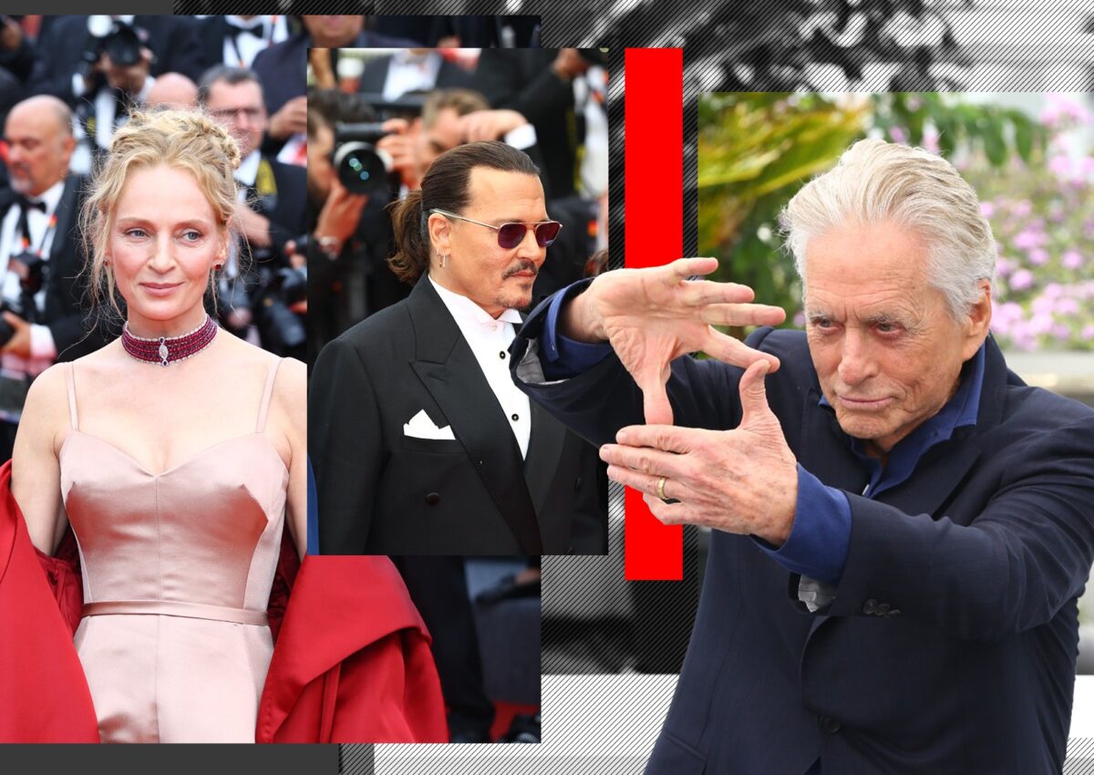 Imagine Stire CANCAN.RO, „la braț” cu Johnny Deep, Michael Douglas și Uma Thurman! Corespondență specială de la Cannes. Cum au fost surprinse vedetele pe covorul roșu?! | 2review.ro
