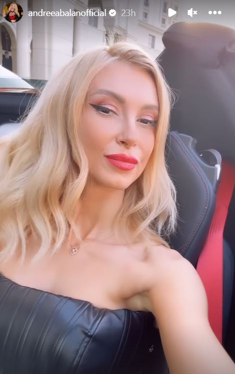 Andreea Bălan s-a fotografiat în Dubai / Sursă foto: Instastory