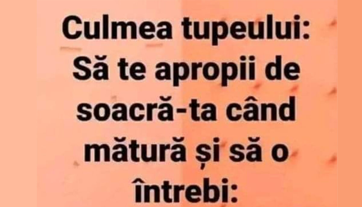 Imagine Stire Bancul începutului de săptămână | Care este culmea tupeului | 2review.ro