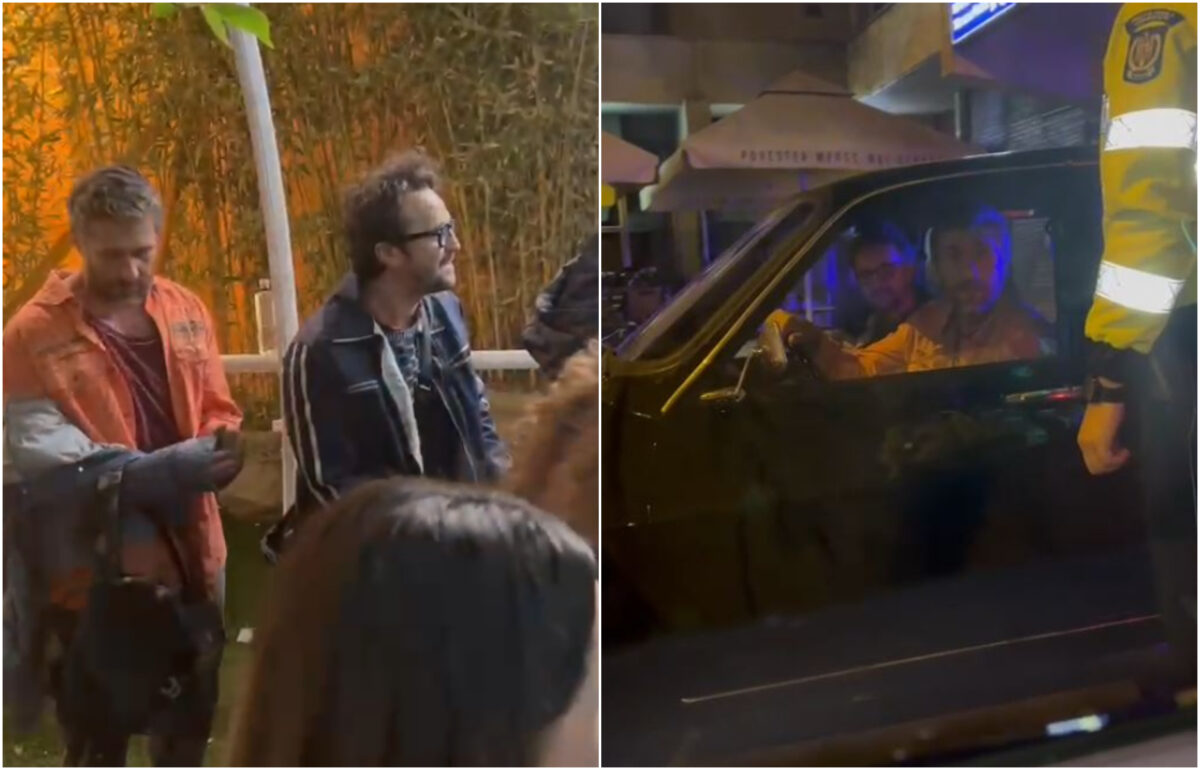 Imagine Stire 1 Mai la mare cu peripeții pentru celebrii actori Dragoș Bucur și Dorian Boguta. Bodyguarzii clubului Fratelli din Mamaia i-au oprit la intrare! | 2review.ro