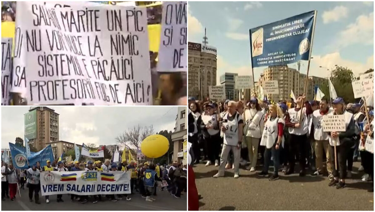 Profesorii intră în grevă de avertisment, în intervalul 11:00 – 13:00. Motivul pentru care își întrerup activitatea astăzi, 17 mai. Ce se va întâmpla pe 22 mai 2023