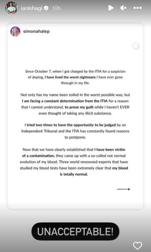 iani hagi reactie simona halep