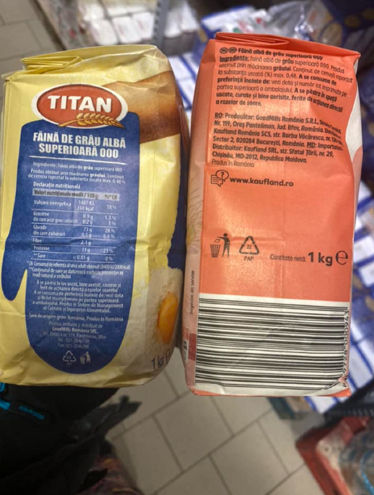 O clientă a verificat toată gama de produse și a rămas fără replică/ Sursă foto: Facebook Kaufland
