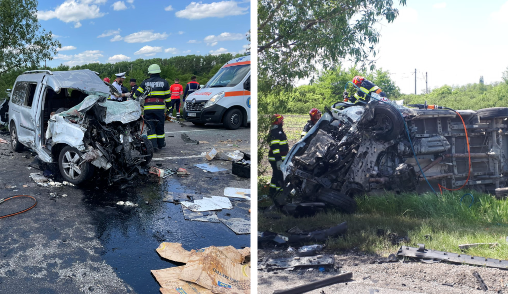 A fost activat planul roșu de intervenție în Neamț, după un accident cumplit! 3 persoane, între care și un copil, și-au pierdut viața