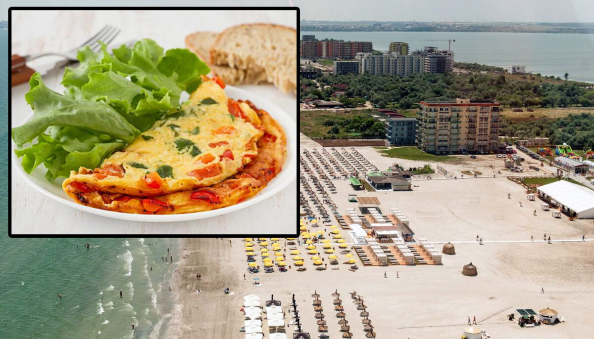 Nu e o eroare! Câți lei costă o omletă în stațiunea Mamaia, acum, în iunie 2023