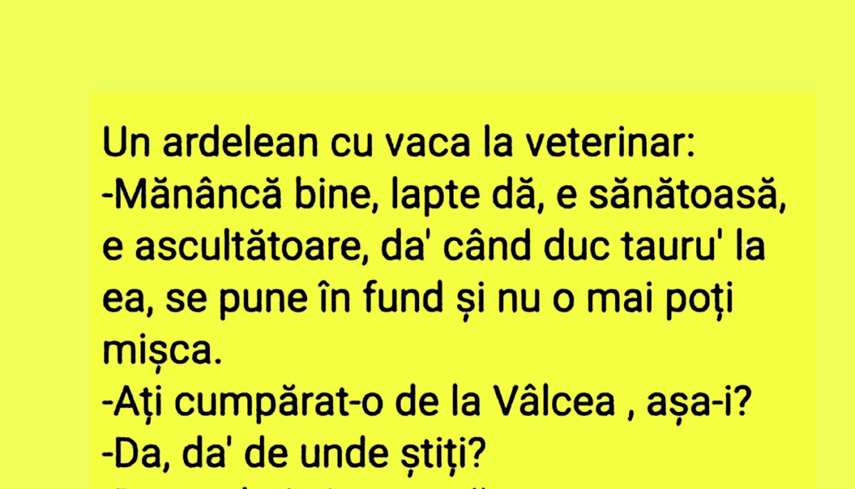 Imagine Stire BANC | Un ardelean duce vaca la veterinar | 2review.ro