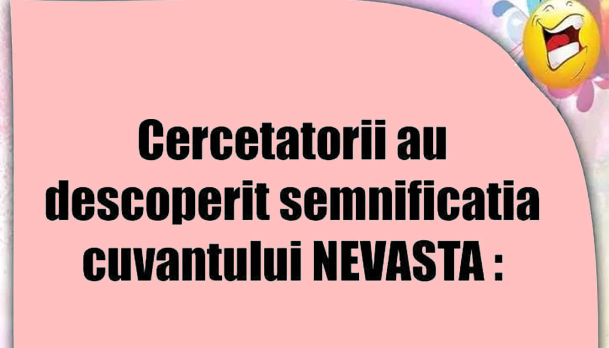 Imagine Stire BANCUL ZILEI | Cercetătorii au descoperit semnificația cuvântului „nevasta” | 2review.ro