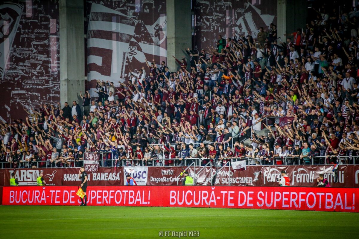 Cristi Săpunaru a plâns pe stadion. Rapid a împlinit 100 de ani, toate momentele importante de la sărbătoare