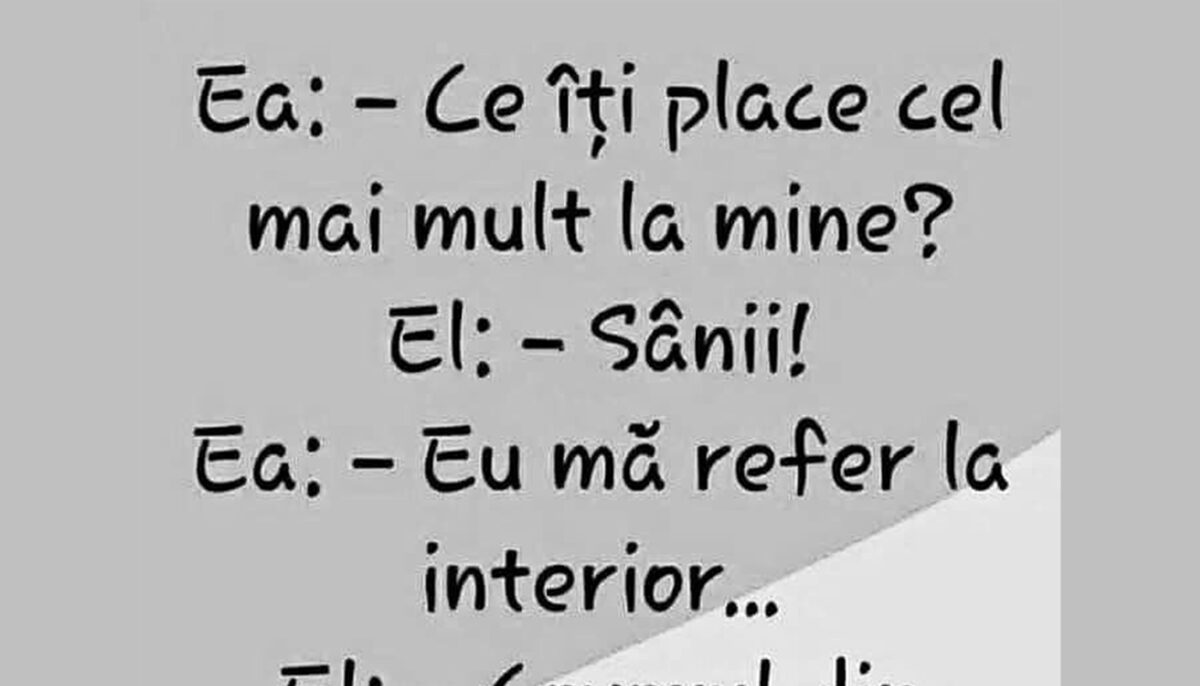 Imagine Stire BANCUL ZILEI | „Ce îți place cel mai mult la mine?” | 2review.ro