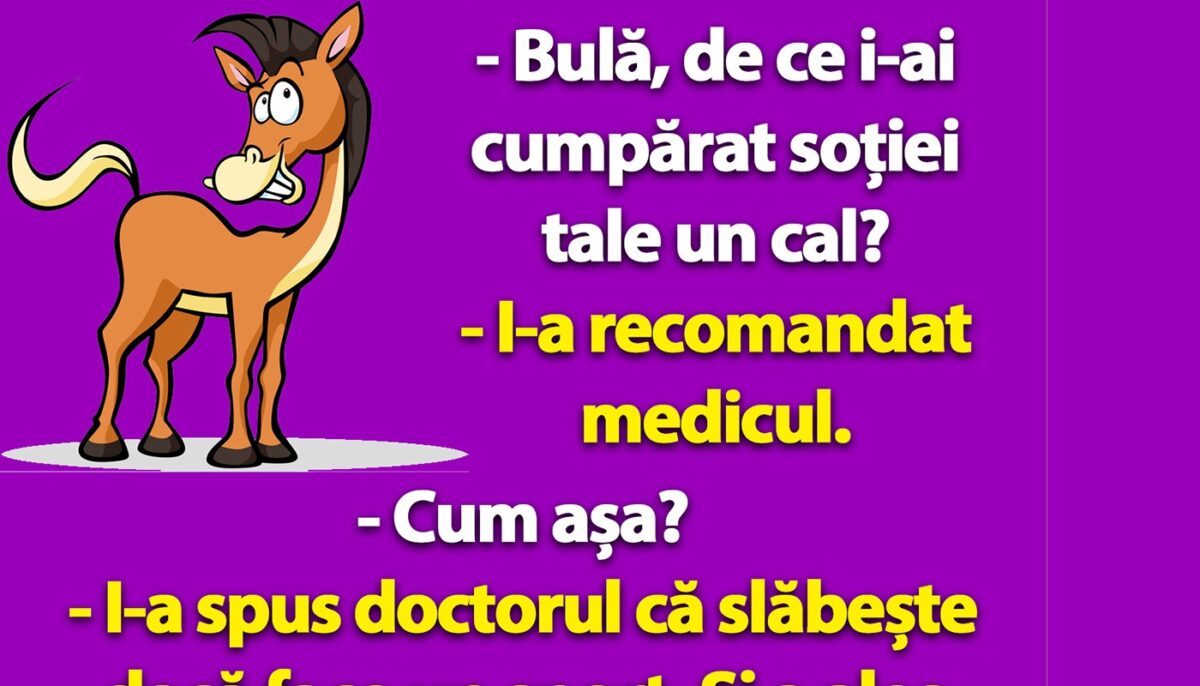 Imagine Stire BANC | „Bulă, de ce i-ai cumpărat soției tale un cal?” | 2review.ro