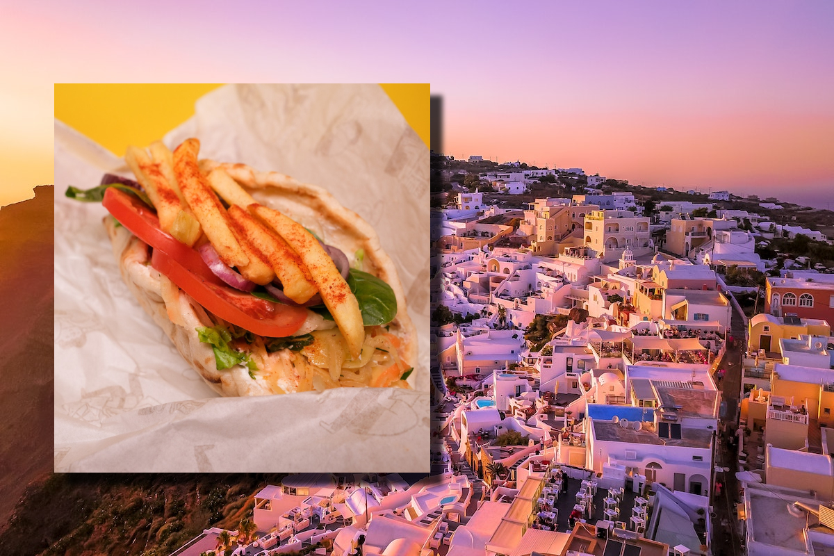 E mai ieftin decât în Mamaia! Cât au plătit 3 turiști români pentru un meniu de gyros, o clătită, bere la draft și o apă la un restaurant din Grecia