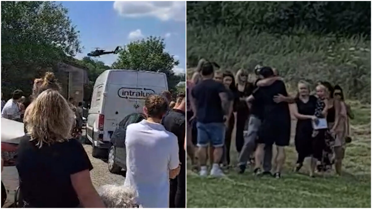 Motivul neașteptat pentru care un bărbat de 45 de ani și-a înscenat înmormântarea. A venit la funeralii cu elicopterul