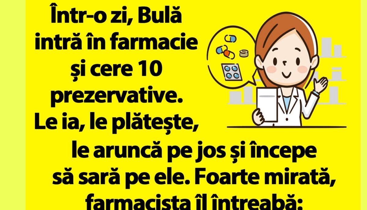 Imagine Stire BANC | Bulă intră în farmacie și cere 10 prezervative | 2review.ro