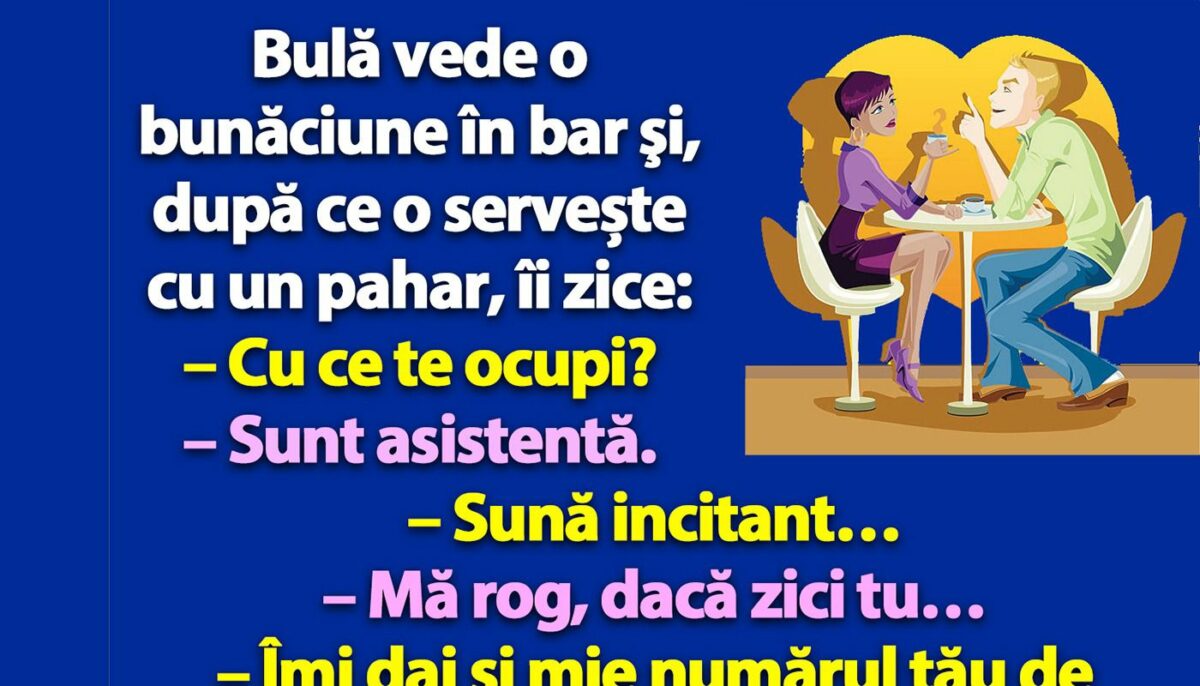 Imagine Stire BANC | Bulă agață o bunăciune în bar: „Îmi dai numărul tău de telefon?” | 2review.ro