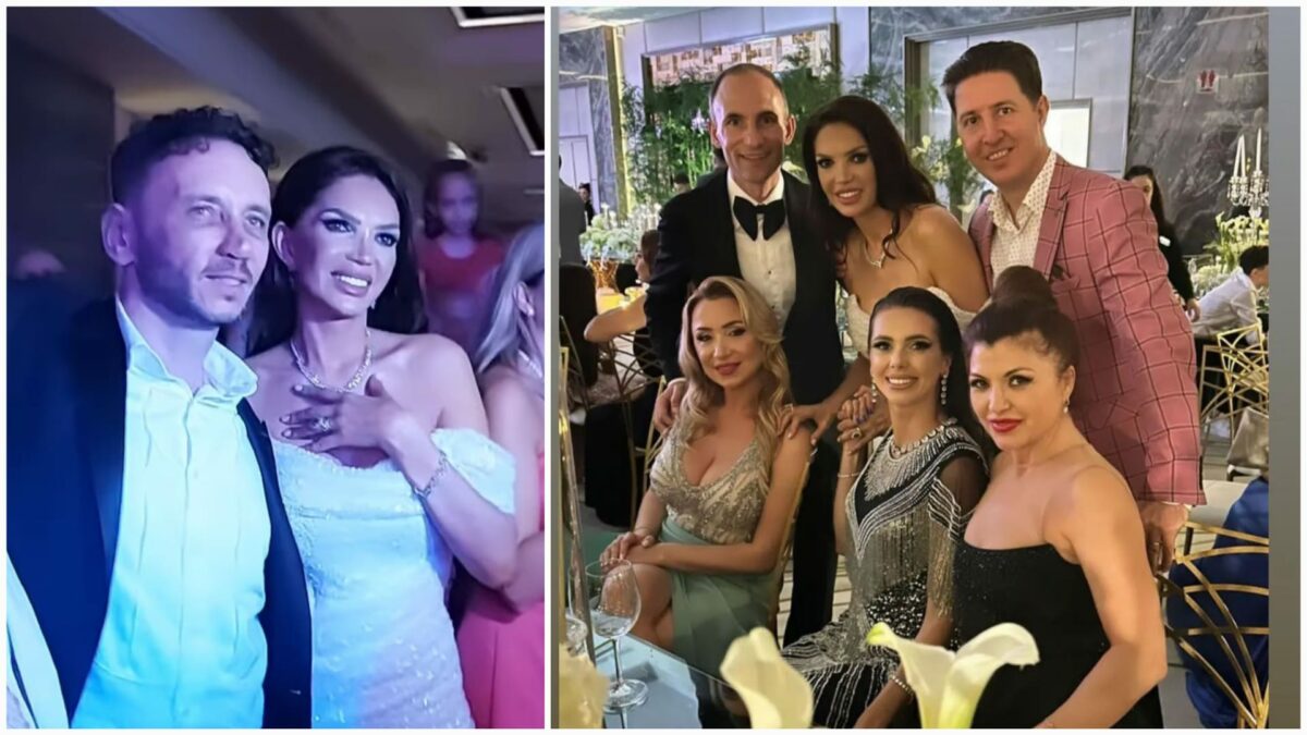 Imagine Stire Cristina Spătar s-a încurcat în tortul de nuntă. Invitații au stat cu sufletul la gură la 12 noaptea | 2review.ro