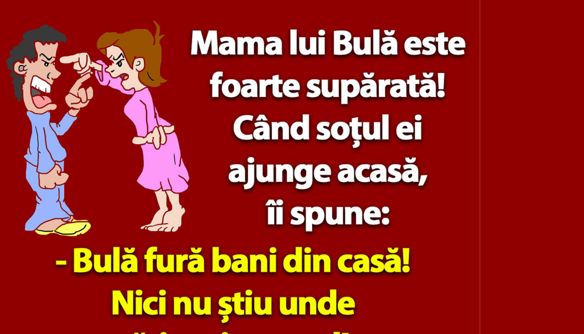 Imagine Stire BANC | „Bulă fură bani din casă!” | 2review.ro