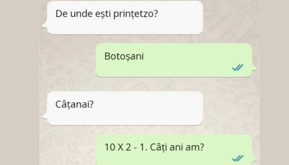 Imagine Stire BANCUL ZILEI | „Câțanai, prințetzo?” „10×2-1. Câți ani am?” | 2review.ro