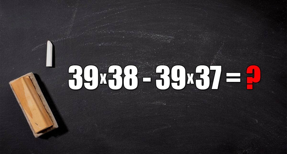 Imagine Stire Test de inteligență | Te crezi un geniu?! Rezolvă în 2 secunde 9*38-39*37=? | 2review.ro
