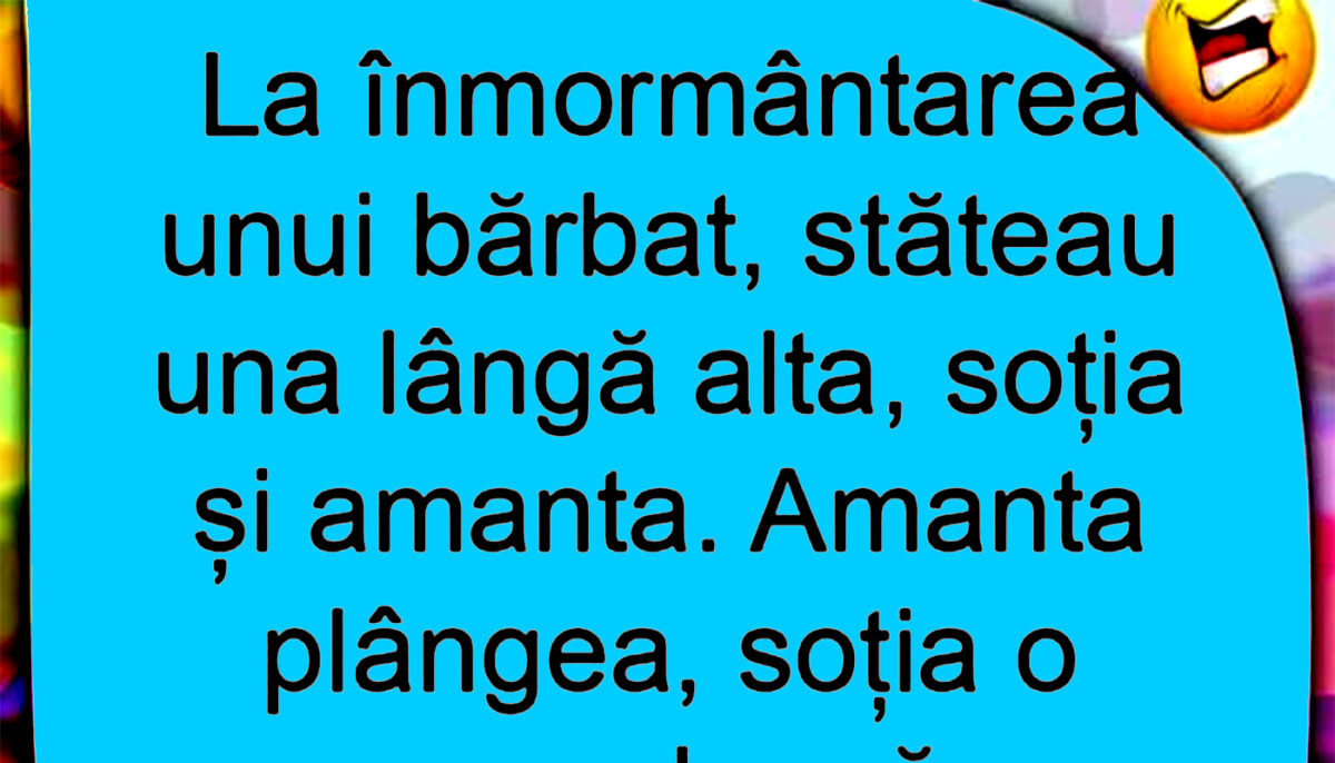 Imagine Stire Bancul zilei | Nevasta o consolează pe amantă, la înmormântarea soțului | 2review.ro
