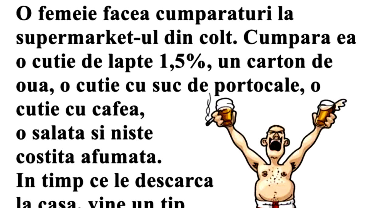 Imagine Stire Bancul dimineții | O femeie face cumpărăturile la supermarket-ul din colț: „Tu sigur ești singură!” | 2review.ro